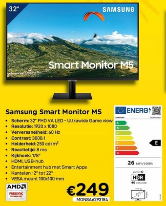 CompuDeals Samsung Smart Monitor M5 aanbieding