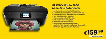 CompuDeals HP Envy Photo 7830 All-in-One Fotoprinter aanbieding