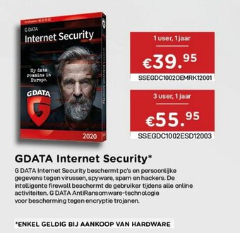 CompuDeals GDATA Internet Security aanbieding