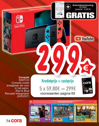 Cora Console Switch aanbieding