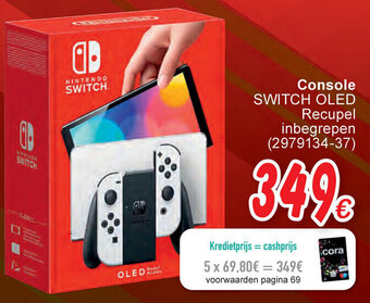 Cora Console Switch OLED aanbieding