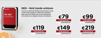 RED - NAS Harde schijven