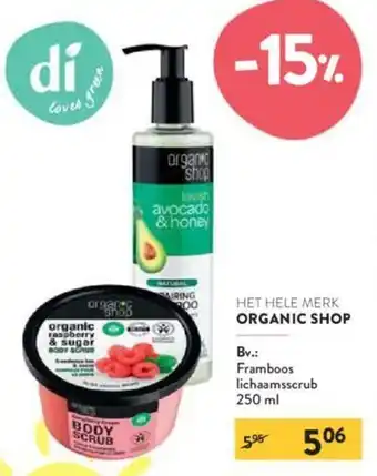 Di Framboos lichaamsscrub 250 ml aanbieding