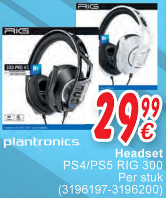 Cora Headset PS4/PS5 RIG 300 aanbieding