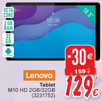 Cora Lenovo Tablet M10 HD 2GB/32GB aanbieding