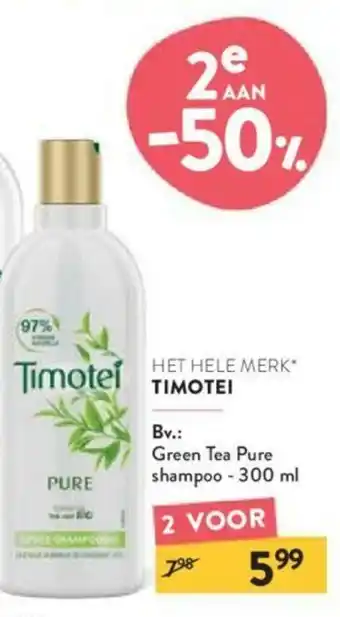 Di Green tea pure shampoo - 300 ml aanbieding
