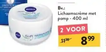 Lichaamscreme met pomp - 400 ml