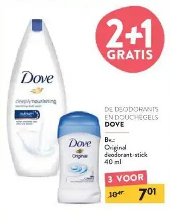 De deodorants en douchegels