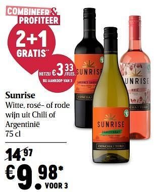 Delhaize Sunrise aanbieding