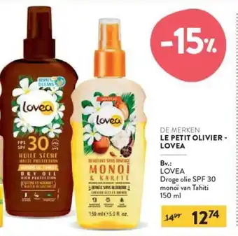 Droge olie spf 30 monoi van tahiti 150 ml