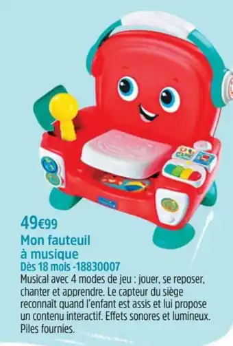 Mon fauteuil a musique 18830007