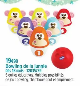 Chicco Bowling de la jungle 12035739