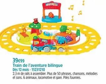 Chicco Train de l'aventure bilingue 15231210