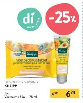 Di De voetverzorging kneipp aanbieding