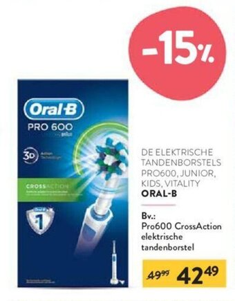 Di Pro600 crossaction elektrische tandenborstel aanbieding