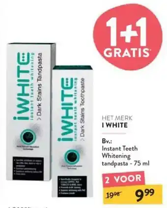 Instant teeth whitening tandpasta - 75 ml