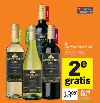 Albert Heijn Alle winemaker's lot aanbieding