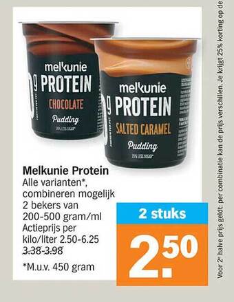 Albert Heijn Melkunie protein aanbieding