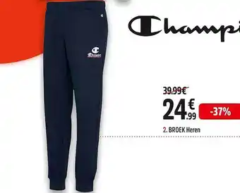 Intersport Broek heren champion aanbieding