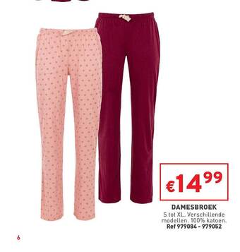 Trafic Damesbroek s tot xl aanbieding