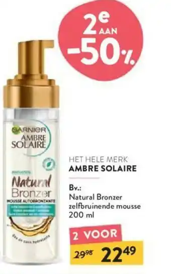 Natural bronzer zelfbruinende mousse 200 ml