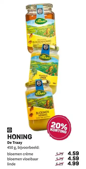 Ekoplaza Honing 450 gram aanbieding