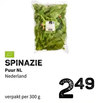 Ekoplaza Spinazie 300 gram aanbieding