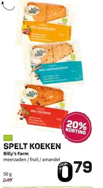 Spelt koeken 50 gram