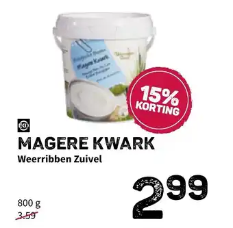 Magere kwark 800 gram