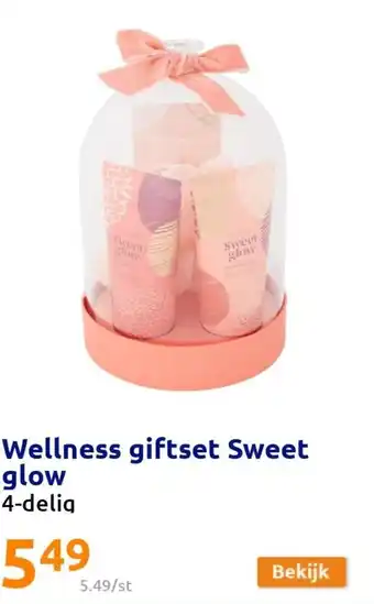 Action Wellness Giftset Sweet Glow 4-Delig aanbieding