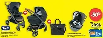 Carrefour Kinderwagen love up + autostoel oasys g0+ aanbieding