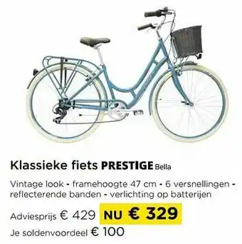 Klassieke fiets bella