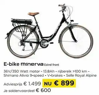 Molecule E-bike estrel front aanbieding