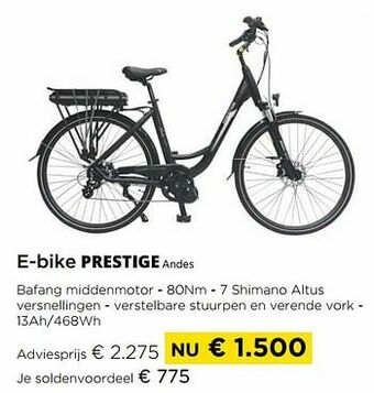 E-bike andes