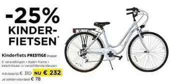 Kinderfiets prestige shopper