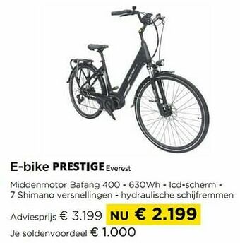 Molecule E-bike everest aanbieding