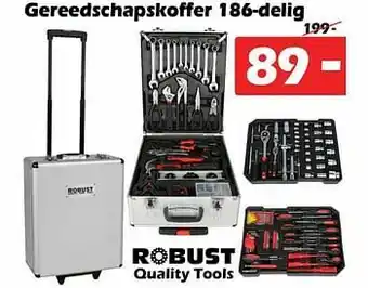Gereedschapskoffer 186-delig