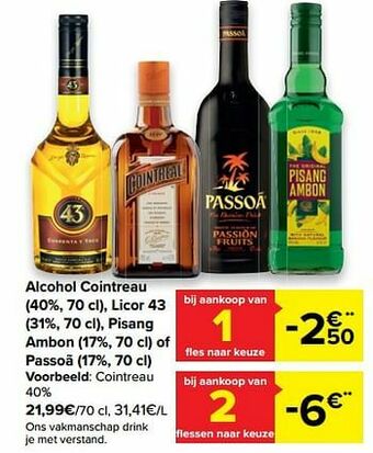 Carrefour Cointreau aanbieding