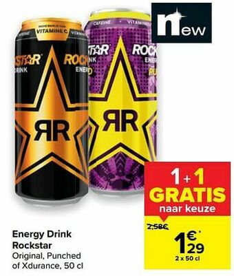 Energy drink rockstar