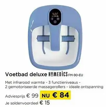 Molecule Homedics voetbad deluxe fm-90-eu aanbieding