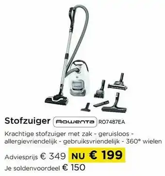 Molecule Rowenta stofzuiger ro7487ea aanbieding
