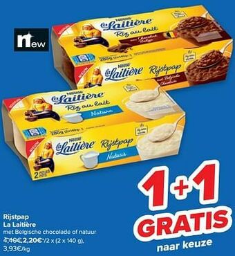 Carrefour Rijstpap la laitière aanbieding