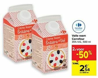 Carrefour Volle room carrefour aanbieding