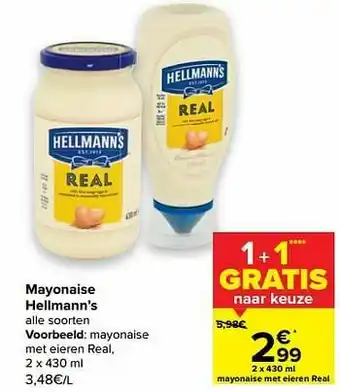 Hellmann`s mayonaise met eieren real