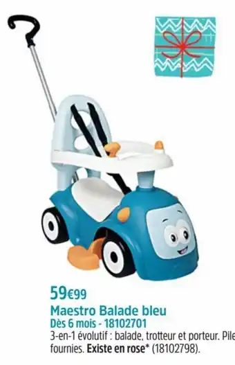 Smoby Maestro balade bleu 18102701