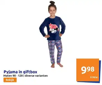 Action Pyjama in Giftbox Maten 98 - 128 | Diverse Varianten aanbieding