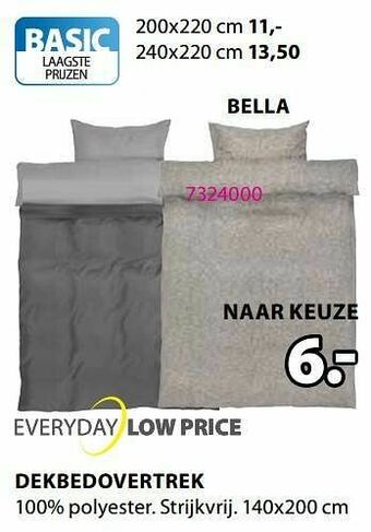 Jysk Dekbedovertrek bella aanbieding