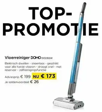Molecule Domo vloerreiniger do2355w aanbieding