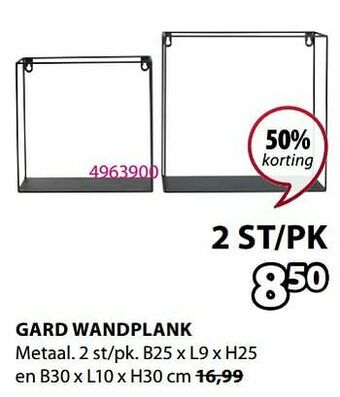 Jysk Gard wandplank aanbieding