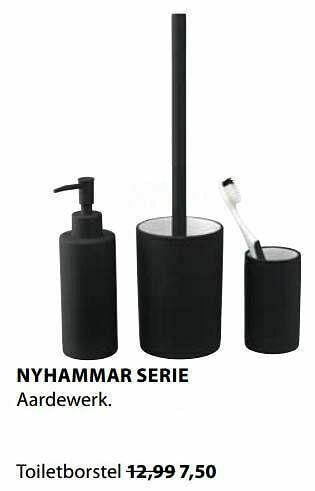 Jysk Nyhammar toiletborstel aanbieding